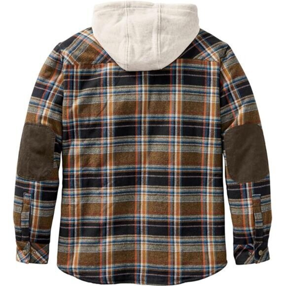 Legendary Whitetails Men's Camp Night Berber Lined Hooded Flannel‎ Shirt Jacket - Picture 5 of 7